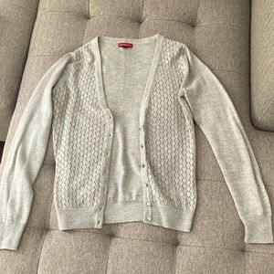 Grey/silver sparkly sweater